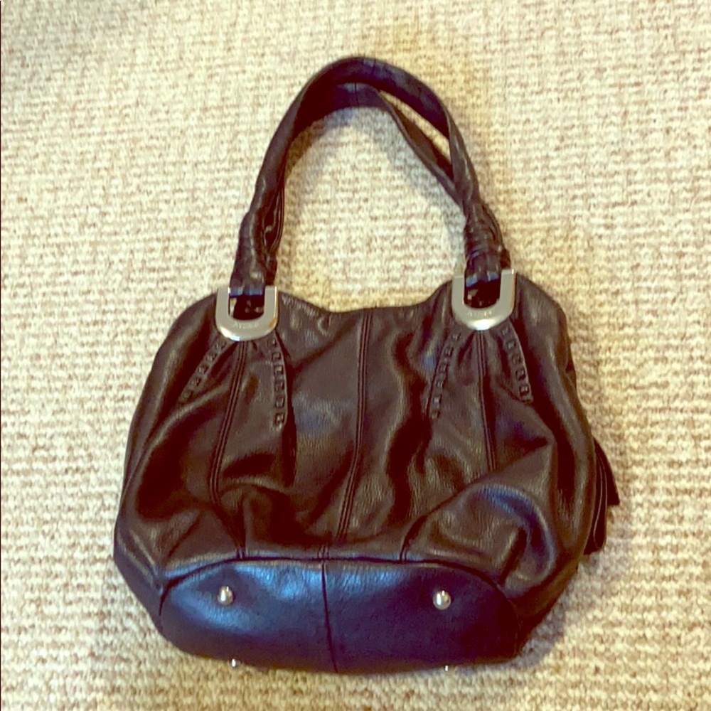 Black Leather Purse